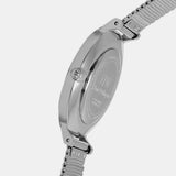Buy Shop Daniel Wellington Classic Petite Sterling Black Dial Silver Mesh Bracelet Watch For Women - DW00100162 USA Online