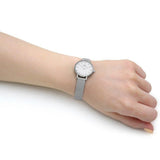 Buy Shop Daniel Wellington Classic Petite Sterling White Dial Silver Mesh Bracelet Watch for Women - DW00100442 USA Online