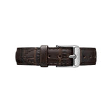 Buy Shop Daniel Wellington Classic Petite York Black Dial Brown Leather Strap Watch For Women - DW00100182 USA Online