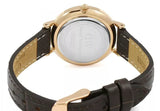 Buy Shop Daniel Wellington Classic Petite York White Dial Brown Leather Strap Watch For Women - DW00100232 USA Online