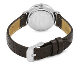 Buy Shop Daniel Wellington Classic Petite York White Dial Brown Leather Strap Watch For Women - DW00100244 USA Online