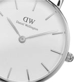 Buy Shop Daniel Wellington Classic Petite York White Dial Brown Leather Strap Watch For Women - DW00100244 USA Online