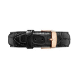 Buy Shop Daniel Wellington Classic Reading Black Dial Black Leather Strap Watch For Men - DW00100129 USA Online