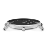 Buy Shop Daniel Wellington Classic Reading Black Dial Black Leather Strap Watch For Women - DW00100147 USA Online