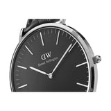 Buy Shop Daniel Wellington Classic Reading Black Dial Black Leather Strap Watch For Women - DW00100147 USA Online