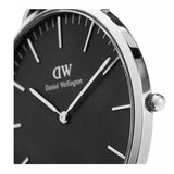 Buy Shop Daniel Wellington Classic Reading Black Dial Black Leather Strap Watch For Women - DW00100147 USA Online