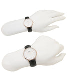 Buy Shop Daniel Wellington Classic Reading White Dial Black Leather Strap Watch For Men - DW00100014 USA Online