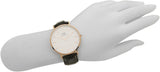 Buy Shop Daniel Wellington Classic Reading White Dial Black Leather Strap Watch For Men - DW00100014 USA Online