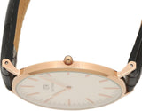 Buy Shop Daniel Wellington Classic Reading White Dial Black Leather Strap Watch For Men - DW00100014 USA Online