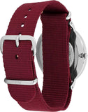 Buy Shop Daniel Wellington Classic Roselyn Black Dial Maroon Nylon Strap Watch For Women - DW00100274 USA Online