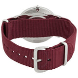 Buy Shop Daniel Wellington Classic Roselyn Black Dial Maroon Nylon Strap Watch For Women - DW00100274 USA Online