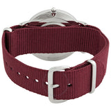 Buy Shop Daniel Wellington Classic Roselyn Black Dial Maroon Nylon Strap Watch For Women - DW00100274 USA Online