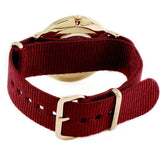 Buy Shop Daniel Wellington Classic Roselyn White Dial Maroon Nylon Strap Watch For Women - DW00100267 USA Online
