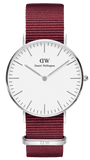Daniel Wellington Classic Roselyn White Dial Red NATO Strap Watch For Women - DW00100268