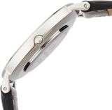 Buy Shop Daniel Wellington Classic Sheffield White Dial Black Leather Strap Watch For Women - DW00100053 USA Online