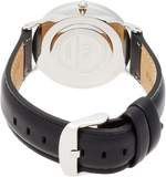Buy Shop Daniel Wellington Classic Sheffield White Dial Black Leather Strap Watch For Women - DW00100053 USA Online