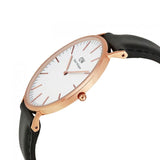 Buy Shop Daniel Wellington Classic Sheffield White Dial Black Leather Strap Watch For Men - DW00100007 USA Online