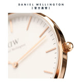Buy Shop Daniel Wellington Classic Sheffield White Dial Black Leather Strap Watch For Men - DW00100007 USA Online