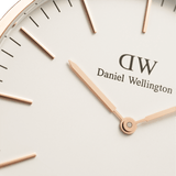 Buy Shop Daniel Wellington Classic Sheffield White Dial Black Leather Strap Watch For Men - DW00100007 USA Online