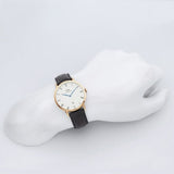 Buy Shop Daniel Wellington Classic Sheffield White Dial Black Leather Strap Watch For Men - DW00100084 USA Online