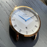 Buy Shop Daniel Wellington Classic Sheffield White Dial Black Leather Strap Watch For Men - DW00100084 USA Online