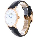 Buy Shop Daniel Wellington Classic Sheffield White Dial Black Leather Strap Watch For Men - DW00100084 USA Online