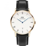 Buy Shop Daniel Wellington Classic Sheffield White Dial Black Leather Strap Watch For Men - DW00100084 USA Online