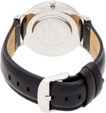 Buy Shop Daniel Wellington Classic Sheffield White Dial Black Leather Strap Watch For Women - DW00100053 USA Online