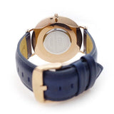 Buy Shop Daniel Wellington Classic Somerset White Dial Blue Leather Strap Watch For Men - DW00100121 USA Online