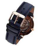 Buy Shop Daniel Wellington Classic Somerset White Dial Blue Leather Strap Watch For Women - DW00100123 USA Online