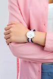 Buy Shop Daniel Wellington Classic South Hampton White Dial Two Tone Nylon Strap Watch For Women - DW00100034 USA Online