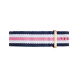 Buy Shop Daniel Wellington Classic South Hampton White Dial Two Tone Nylon Strap Watch For Women - DW00100034 USA Online