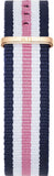 Buy Shop Daniel Wellington Classic South Hampton White Dial Two Tone Nylon Strap Watch For Women - DW00100034 USA Online
