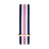 Buy Shop Daniel Wellington Classic South Hampton White Dial Two Tone Nylon Strap Watch For Women - DW00100034 USA Online