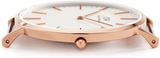 Buy Shop Daniel Wellington Classic South Hampton White Dial Two Tone Nylon Strap Watch For Women - DW00100034 USA Online