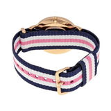 Buy Shop Daniel Wellington Classic South Hampton White Dial Two Tone Nylon Strap Watch For Women - DW00100034 USA Online