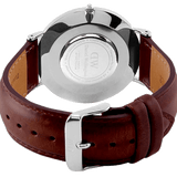 Buy Shop Daniel Wellington Classic St Mawes Black Dial Brown Leather Strap Watch For Men - DW00100130 USA Online