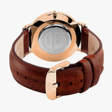 Buy Shop Daniel Wellington Classic St Mawes White Dial Brown Leather Strap Watch For Men - DW00100006 USA Online