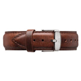 Buy Shop Daniel Wellington Classic St Mawes White Dial Brown Leather Strap Watch For Men - DW00100021 USA Online