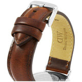 Buy Shop Daniel Wellington Classic St Mawes White Dial Brown Leather Strap Watch For Men - DW00100021 USA Online