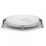 Buy Shop Daniel Wellington Classic St Mawes White Dial Brown Leather Strap Watch For Men - DW00100021 USA Online