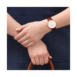 Buy Shop Daniel Wellington Classic St. Mawes White Dial Brown Leather Strap Watch for Men - DW00100035 USA Online