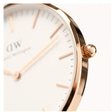Buy Shop Daniel Wellington Classic St. Mawes White Dial Brown Leather Strap Watch for Men - DW00100035 USA Online