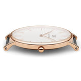 Buy Shop Daniel Wellington Classic St. Mawes White Dial Brown Leather Strap Watch for Men - DW00100035 USA Online