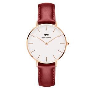 Buy Shop Daniel Wellington Classic Suffolk White Dial Brown Leather Strap Watch For Men - DW00100122 USA Online