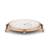 Buy Shop Daniel Wellington Classic Swansea White Dial Two Tone Nylon Strap Watch For Women - 0504DW USA Online