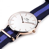Buy Shop Daniel Wellington Classic Swansea White Dial Two Tone Nylon Strap Watch For Women - 0504DW USA Online