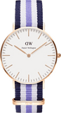 Buy Shop Daniel Wellington Classic Trinity White Dial Three Tone Nylon Strap Watch For Women - 0509DW USA Online