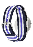 Buy Shop Daniel Wellington Classic Trinity White Dial Three Tone Nylon Strap Watch For Women - 0609DW USA Online