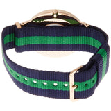 Buy Shop Daniel Wellington Classic Warwick White Dial Two Tone Nylon Strap Watch for Men - DW00100005 USA Online